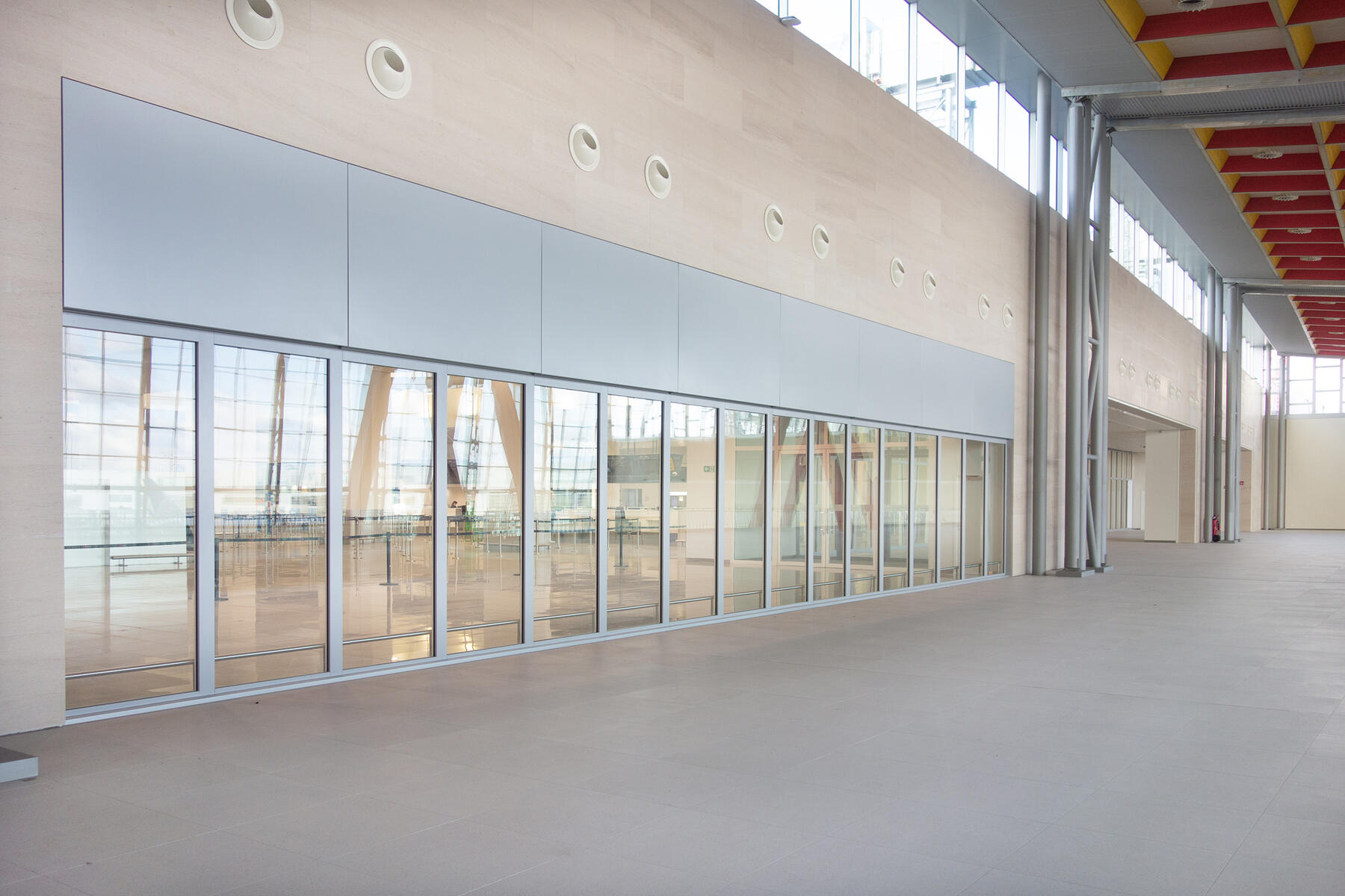 brandwerende glazen wand