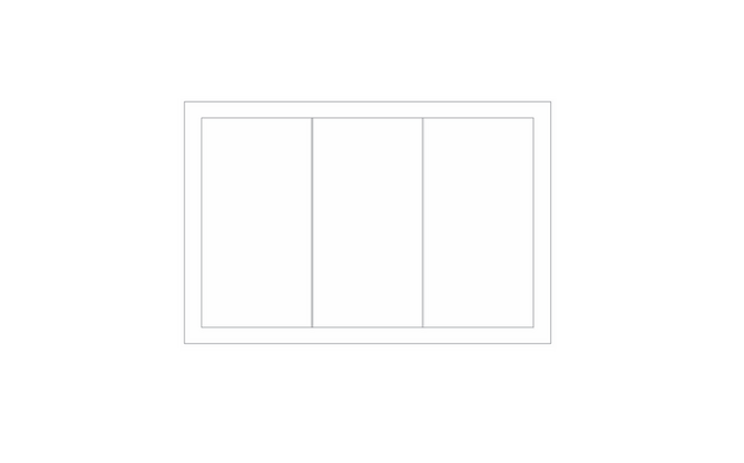 Steel fire-resistant butt-jointed-frames - EI30